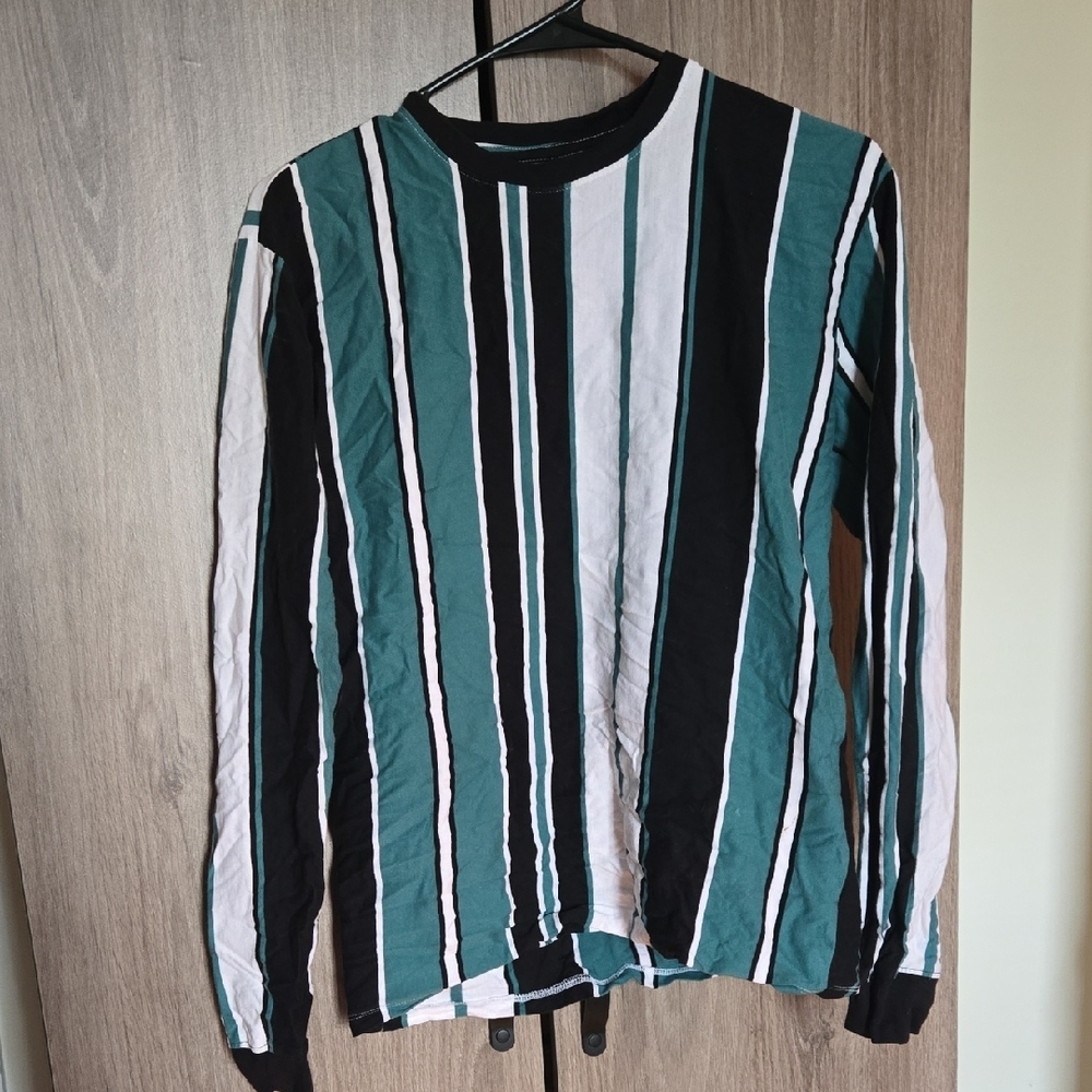 SHEIN Multicolor Striped Long Sleeve Top